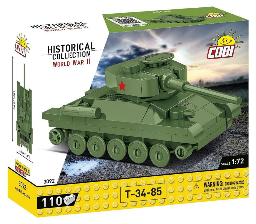 Image Pop Weasel - Image 2 of World War 2 - T-34-85 Tank (110 Piece Kit) - Cobi - Model - Image - Pop Weasel