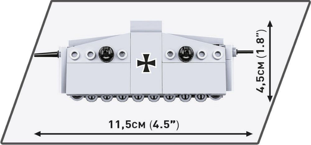 Image Pop Weasel - Image 5 of World War 2 - Sturmpanzerwagen A7V (119 Piece Kit) - Cobi - Model - Image - Pop Weasel