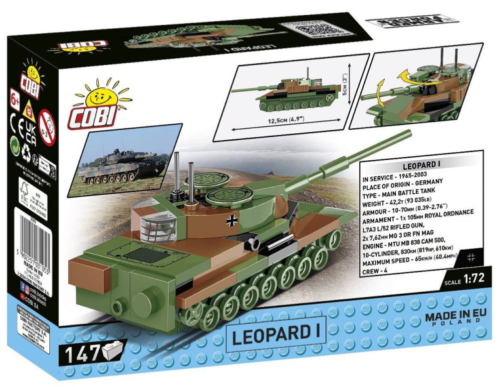 Image Pop Weasel - Image 3 of Armed Forces - Leopard I (147 Piece Kit) - Cobi - Model - Image - Pop Weasel