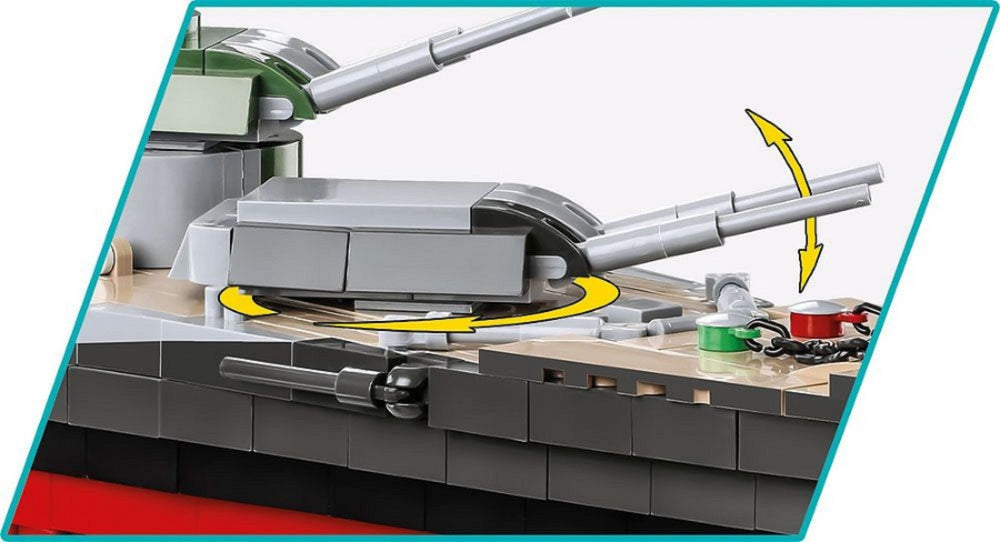 Image Pop Weasel - Image 4 of World War 2 - Battleship Tirpitz (2880 Piece Kit) - Cobi - Model - Image - Pop Weasel