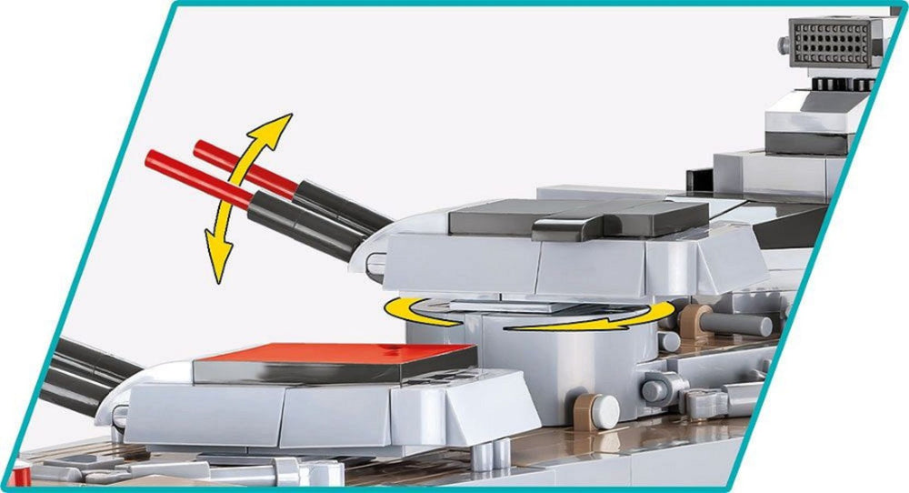 Image Pop Weasel - Image 4 of World War 2 - Battleship Bismarck (2810 Piece Kit) - Cobi - Model - Image - Pop Weasel