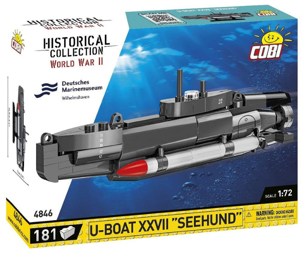 Image Pop Weasel - Image 2 of World War 2 - U-Boat XXVII \"Seehund\" (181 Piece Kit) - Cobi - Model - Image - Pop Weasel