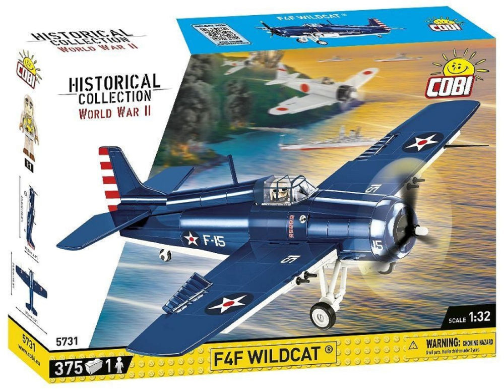 Image Pop Weasel - Image 2 of World War 2 - F4F Wildcat (Northrop Grumman) (375 Piece Kit) - Cobi - Model - Image - Pop Weasel