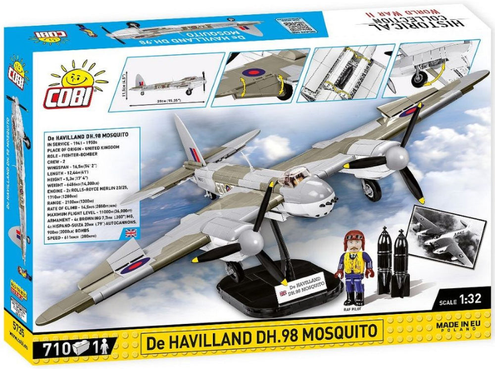 Image Pop Weasel - Image 3 of World War 2 - De Havilland DH-98 Mosquito (695 Piece Kit) - Cobi - Model - Image - Pop Weasel