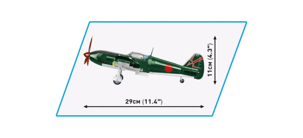 Image Pop Weasel - Image 8 of World War 2 - Kawasaki Ki-61-Hien (Tony) (350 Piece Kit) - Cobi - Model - Image - Pop Weasel