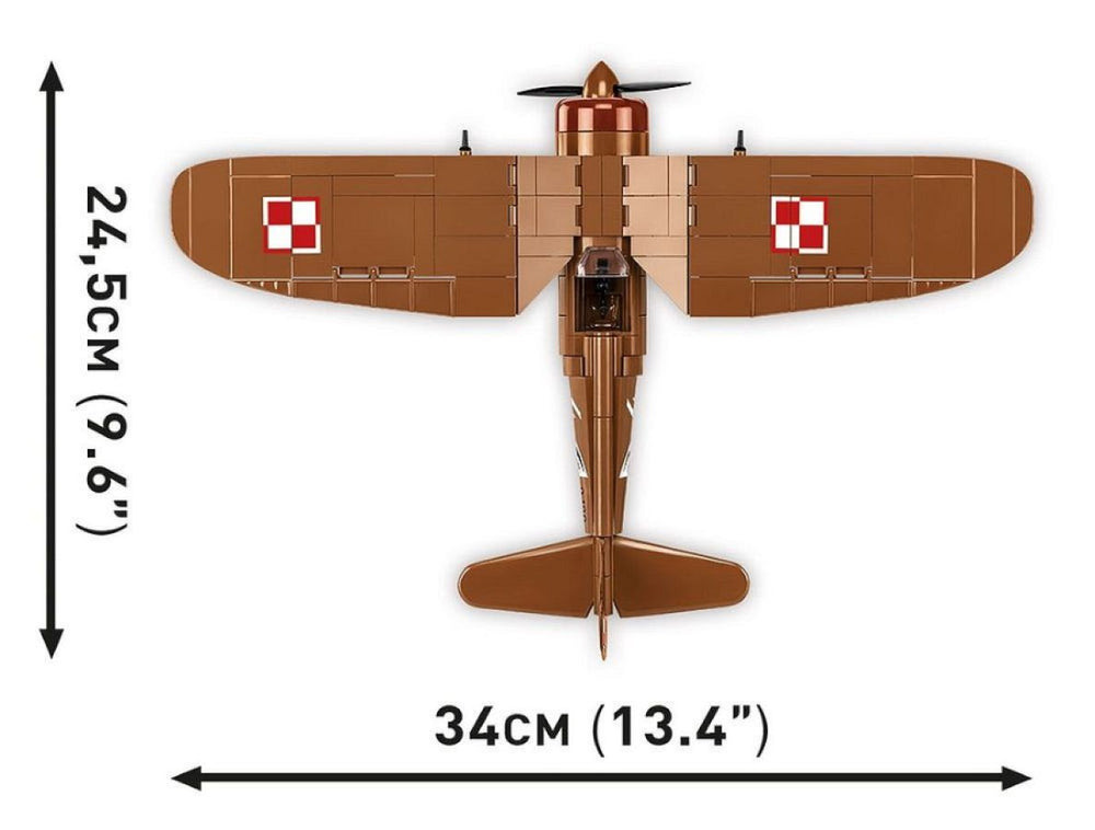 Image Pop Weasel - Image 8 of World War 2 - PZL P-11c (320 Piece Kit) - Cobi - Model - Image - Pop Weasel