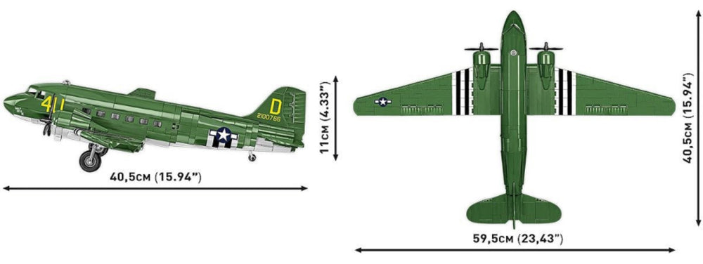 Image Pop Weasel - Image 8 of World War 2 - Douglas C-47 Skytrain \"Dakota\" (892 Piece Kit) - Cobi - Model - Image - Pop Weasel