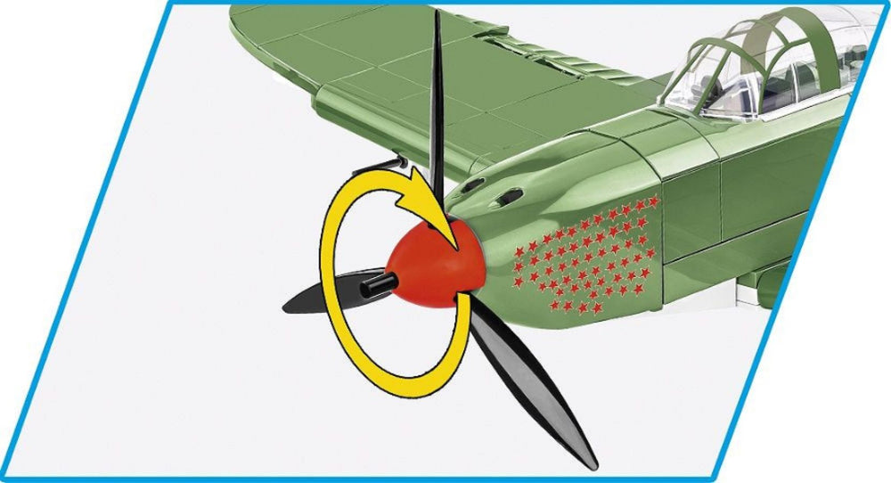Image Pop Weasel - Image 4 of World War 2 - Bell P-39Q Airacobra (Soviet) (380 Piece Kit) - Cobi - Model - Image - Pop Weasel