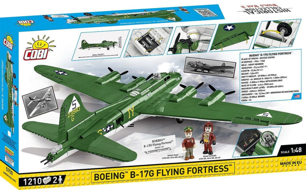 Image Pop Weasel - Image 3 of World War 2 - Boeing B-17G Flying Fortress (1232 Piece Kit) - Cobi - Model - Image - Pop Weasel