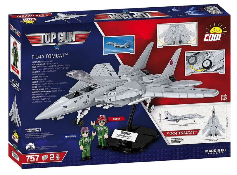 Image Pop Weasel - Image 3 of Top Gun - F14 Tomcat (759 Piece Kit) - Cobi - Model - Image - Pop Weasel
