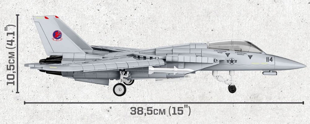 Image Pop Weasel - Image 8 of Top Gun - F14 Tomcat (759 Piece Kit) - Cobi - Model - Image - Pop Weasel