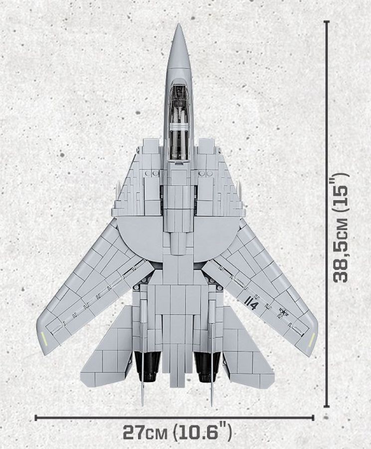 Image Pop Weasel - Image 9 of Top Gun - F14 Tomcat (759 Piece Kit) - Cobi - Model - Image - Pop Weasel