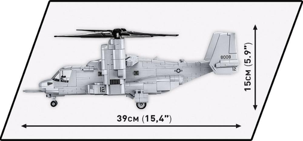 Image Pop Weasel - Image 9 of Armed Forces - Bell-Boeing V-22 Osprey (1086 Piece Kit) - Cobi - Model - Image - Pop Weasel