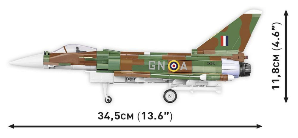 Image Pop Weasel - Image 9 of Armed Forces - RAF Typhoon FGR4 \"GiNA\" (580 Piece Kit) - Cobi - Model - Image - Pop Weasel