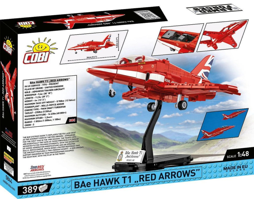 Image Pop Weasel - Image 3 of Armed Forces - BAe Hawk T1 Red Arrows (386 Piece Kit) - Cobi - Model - Image - Pop Weasel