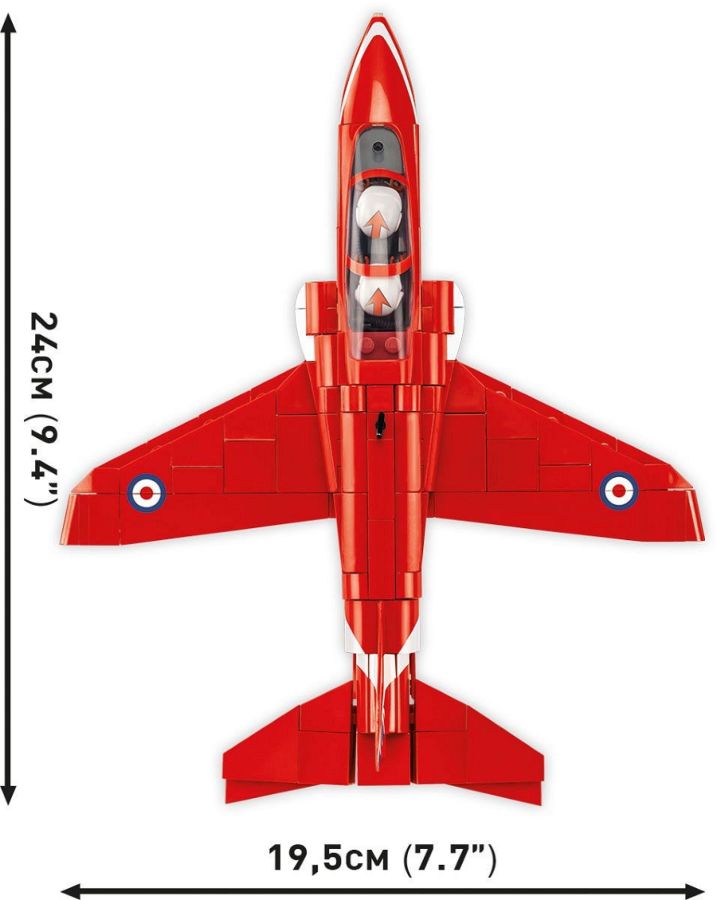 Image Pop Weasel - Image 8 of Armed Forces - BAe Hawk T1 Red Arrows (386 Piece Kit) - Cobi - Model - Image - Pop Weasel