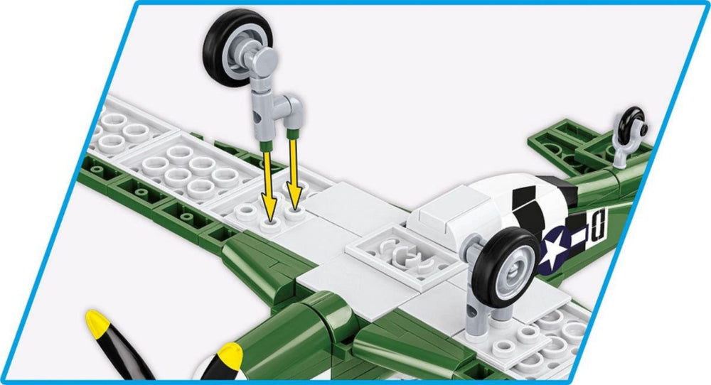 Image Pop Weasel - Image 6 of World War 2 - P-51 Mustang (150 Piece Kit) - Cobi - Model - Image - Pop Weasel