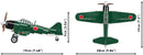 Image Pop Weasel - Image 6 of World War 2 - Mitsubishi A6M2 \"Zero\" (170 Piece Kit) - Cobi