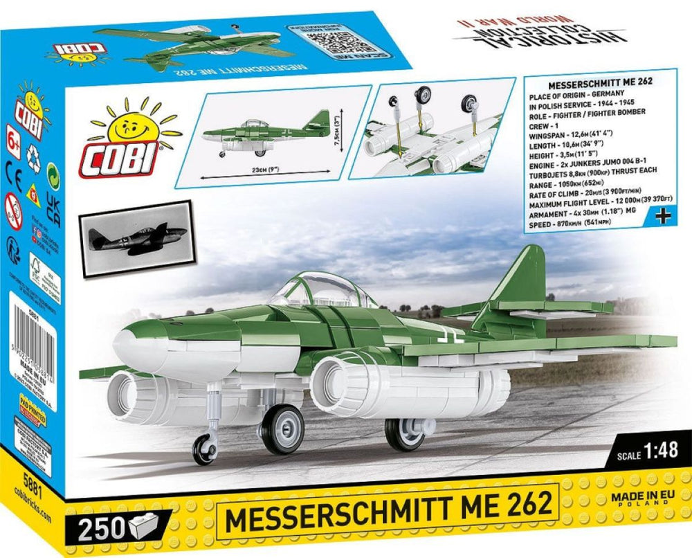 Image Pop Weasel - Image 3 of World War 2 - Messerschmitt Me262 (250 Piece Kit) - Cobi - Model - Image - Pop Weasel