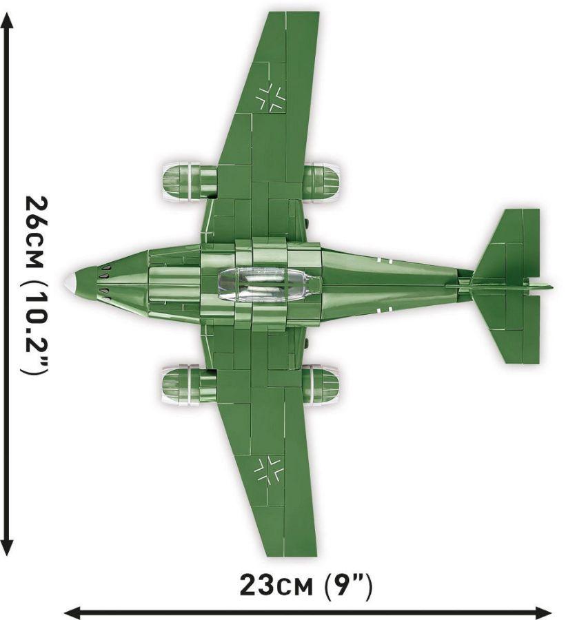 Image Pop Weasel - Image 4 of World War 2 - Messerschmitt Me262 (250 Piece Kit) - Cobi - Model - Image - Pop Weasel