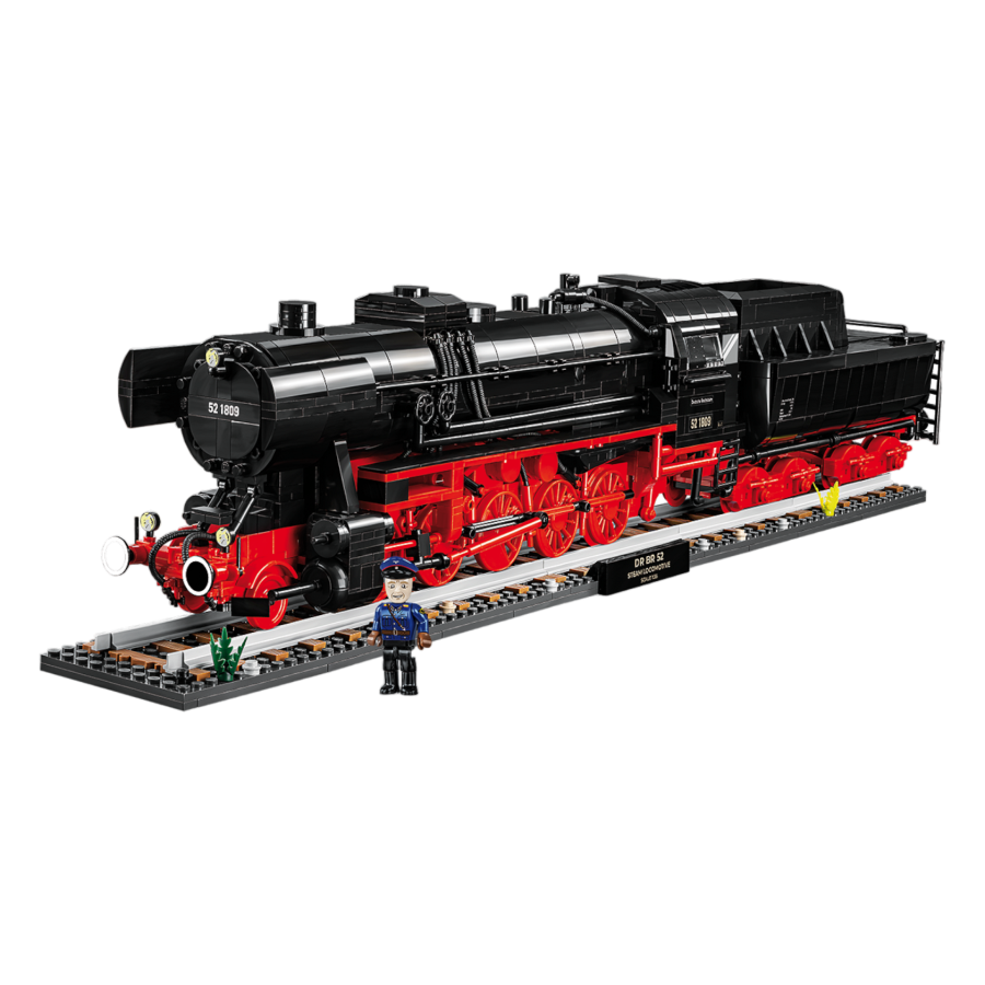 Trains - DR BR 52 Steam Locomotive 1:35 Scale Exclusive Edition [2623 Pcs] - Cobi - Model - Image - Pop Weasel