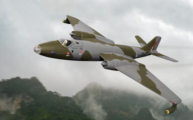 1/72 Canberra Mk20 RAAF (in NZ - Model - Image - Pop Weasel