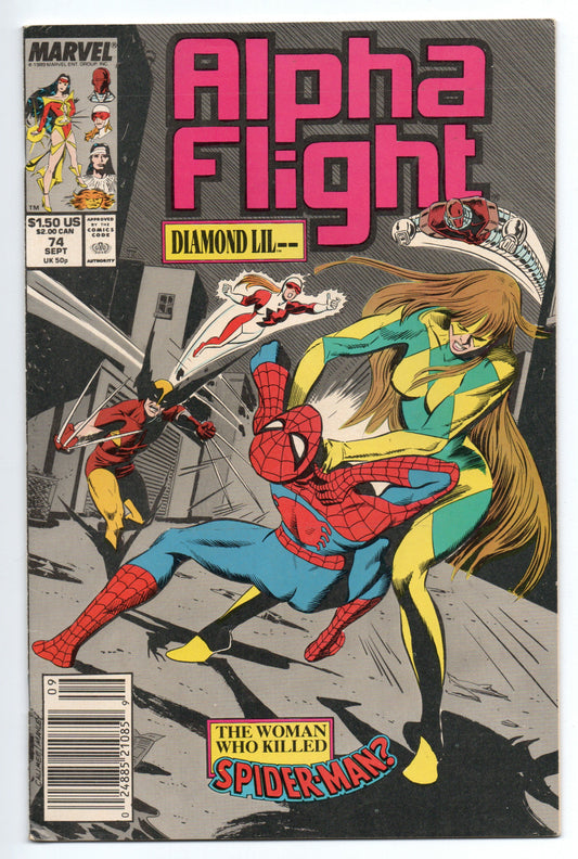 Pre-Owned - Alpha Flight #74  (September 1989)