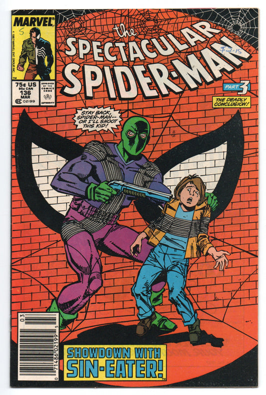 Pre-Owned - The Spectacular Spider-Man #136  (March 1988)