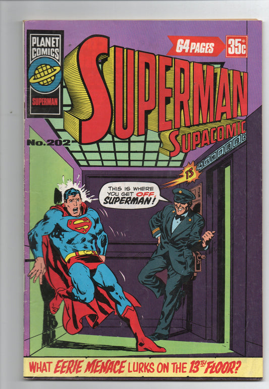 Pre-Owned - Superman Supacomic #202  (Circa June 1976)