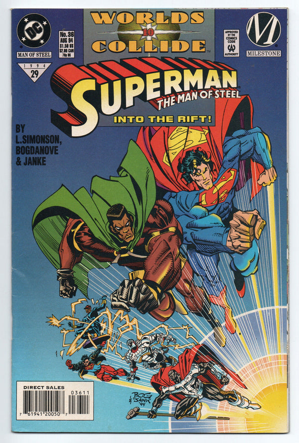 Pre-Owned - Superman: The Man of Steel #36  (August 1994)