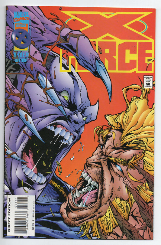 Pre-Owned - X-Force #45  (August 1995)