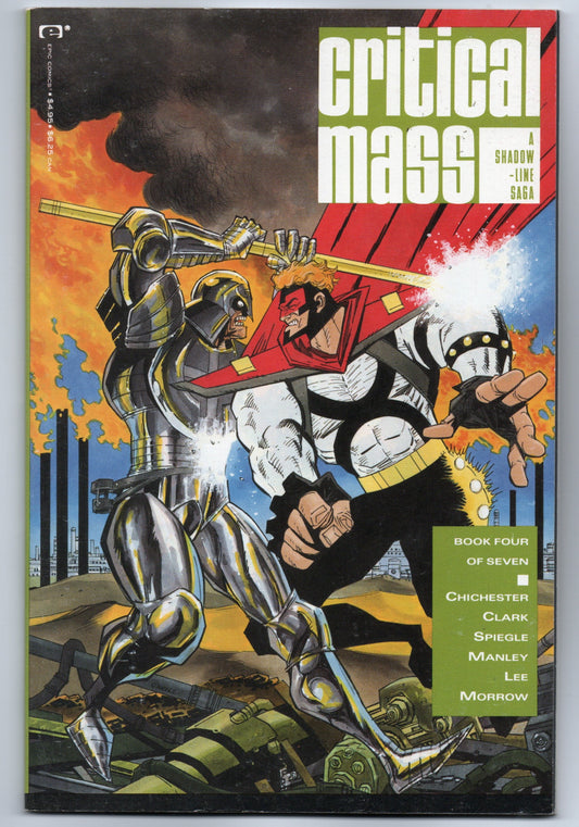 Pre-Owned - Critical Mass: A Shadowline Saga #4 (April 1990)