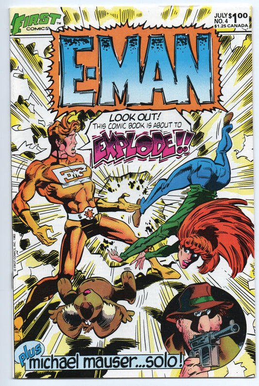 Pre-Owned - E-Man #4  (July 1983)