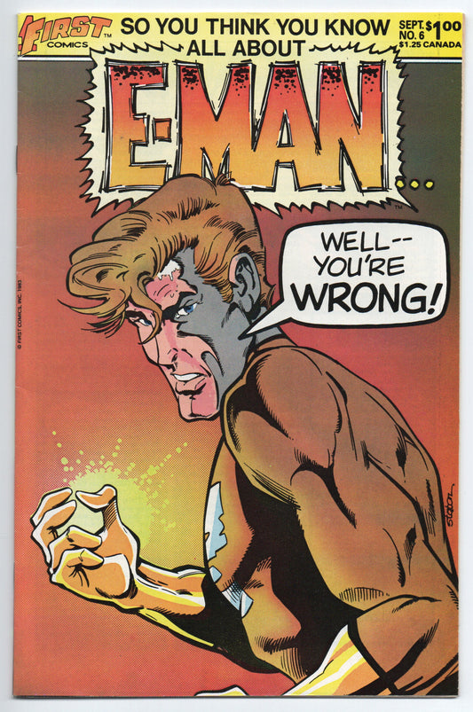 Pre-Owned - E-Man #6  (September 1983)