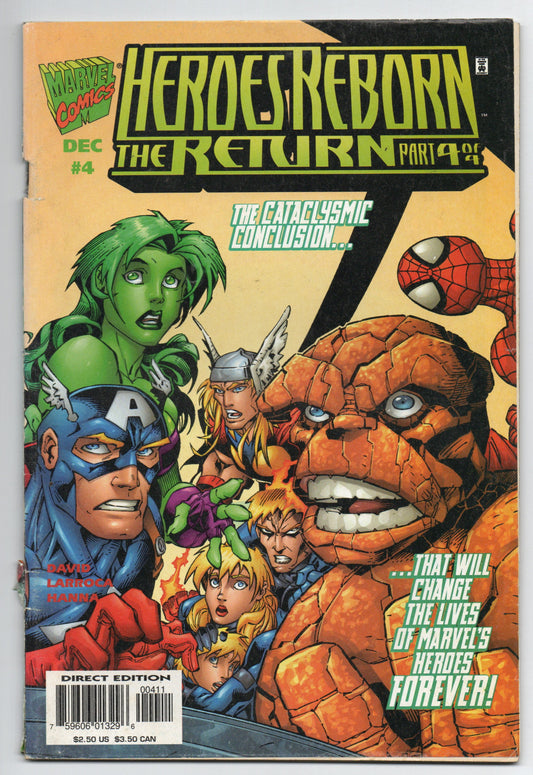 Pre-Owned - Heroes Reborn: The Return #4  (December 1997)