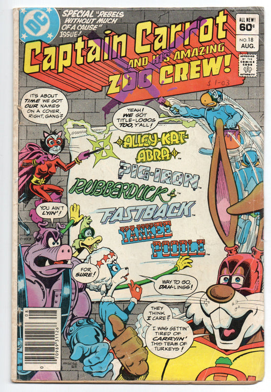 Pre-Owned - Captain Carrot and His Amazing Zoo Crew! #18  (August 1983)