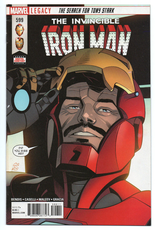 Pre-Owned - Invincible Iron Man #599  (June 2018)