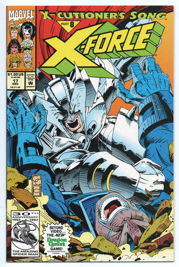 Pre-Owned - X-Force #17  (December 1992)