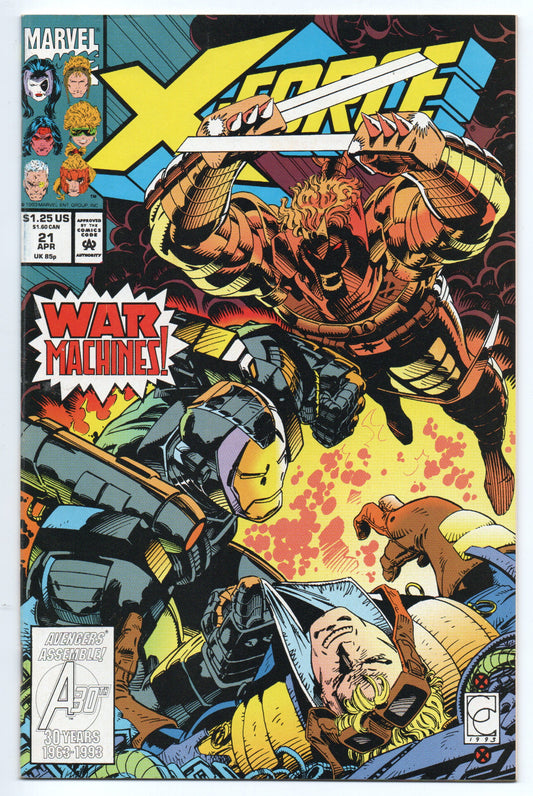 Pre-Owned - X-Force #21  (April 1993)