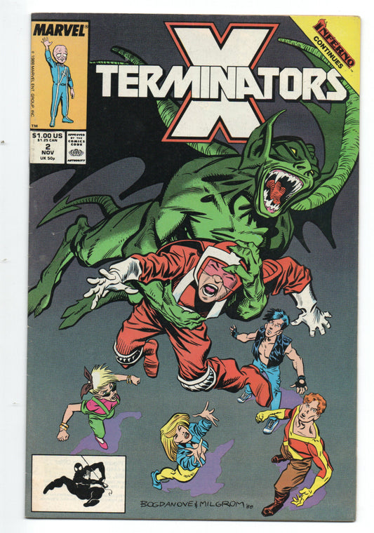 Pre-Owned - X-Terminators #2  (November 1988)