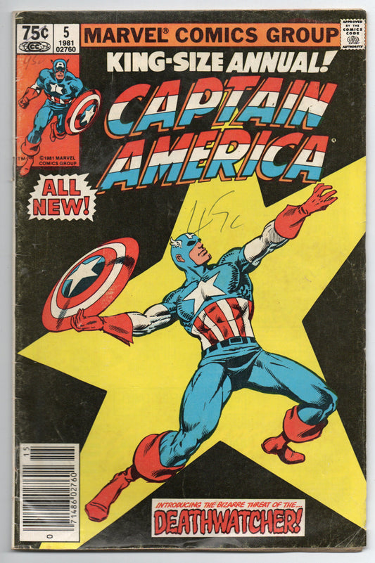 Pre-Owned - Captain America Annual #5  (1981)