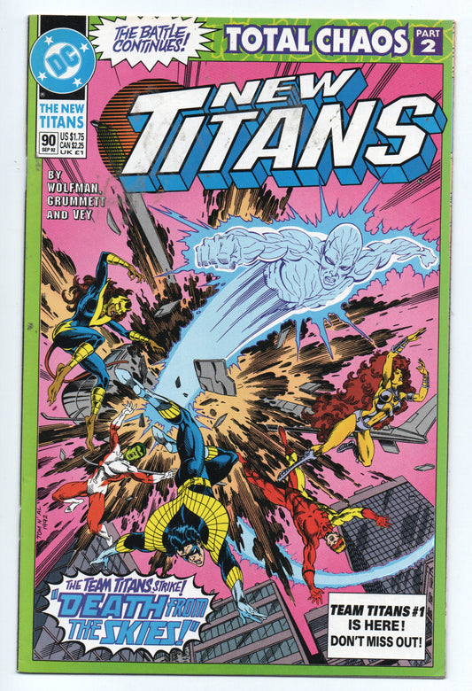 Pre-Owned - The New Titans #90  (September 1992)