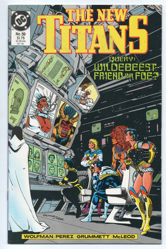 Pre-Owned - The New Titans #59  (October 1989)