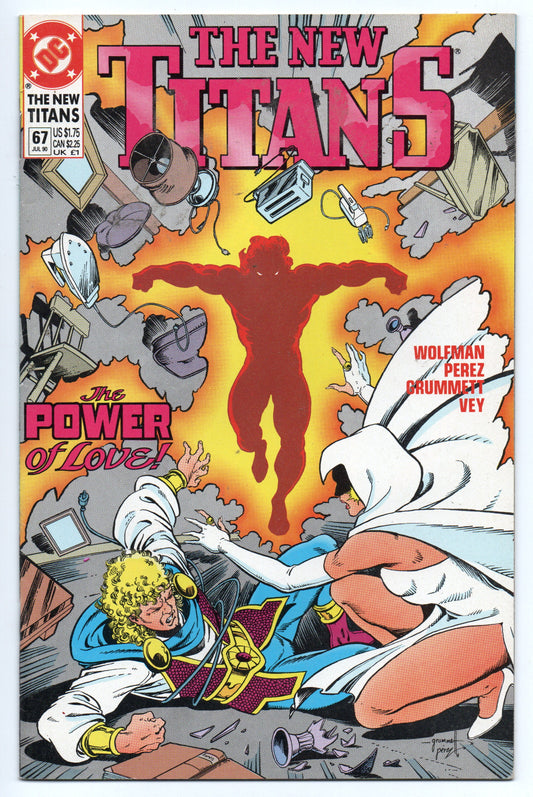 Pre-Owned - The New Titans #67  (July 1990)