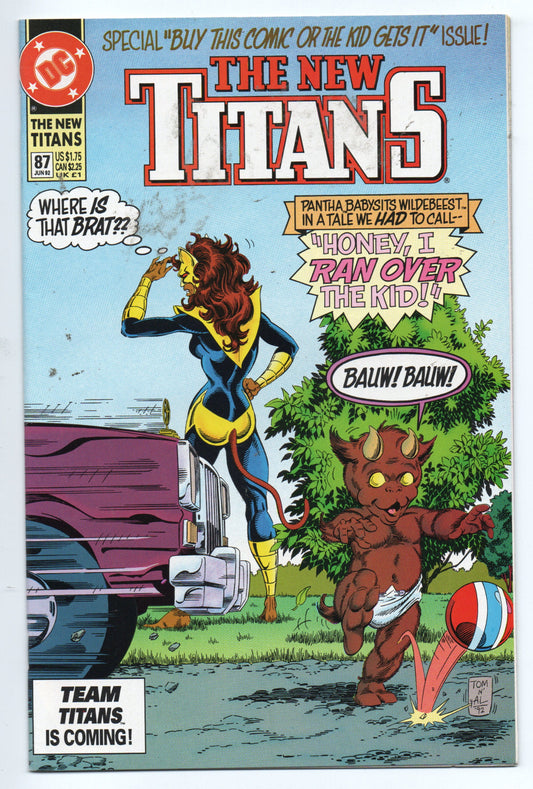 Pre-Owned - The New Titans #87  (June 1992)