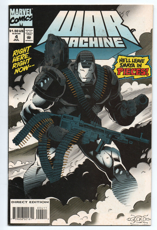 Pre-Owned - War Machine #4  (July 1994)