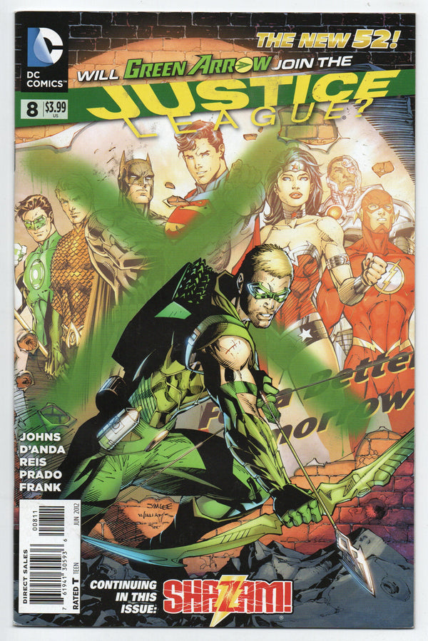 Pre-Owned - Justice League #8  (June 2012)