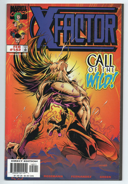 Pre-Owned - X-Factor #142  (February 1998)