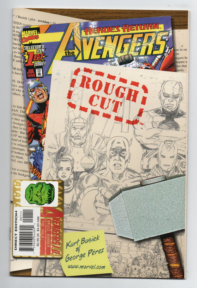 Pre-Owned - Avengers Rough Cut - Pre-Owned Comics - Image - Pop Weasel