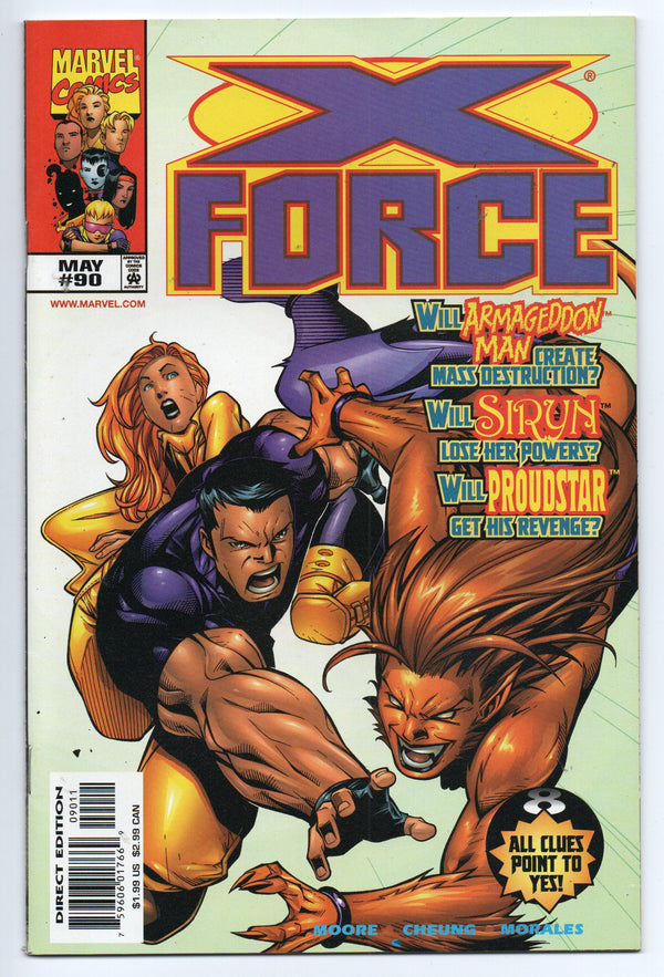 Pre-Owned - X-Force #90  (May 1999)